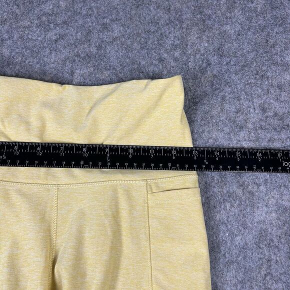 CALIA Biker Shorts Women's Small LustraLux Calming High Rise Pocket Yellow - Picture 3 of 8